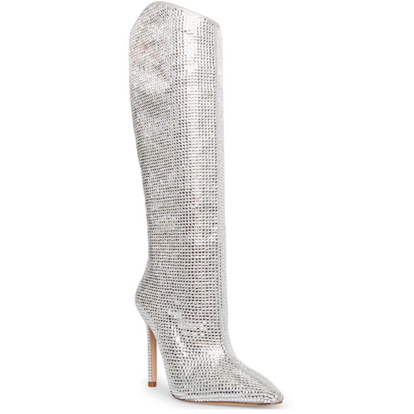 Steve Madden's Violetta Rhinestone Boots - Picture 2 of 7